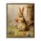 Stupell Industries Easter Bunny in Nature Floating Frame Wall Art